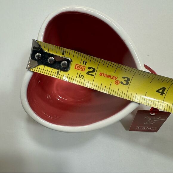 Lang Pink XOXO Heart Shape Mug Coffee Mug Painted By Hand. - Picture 9 of 11